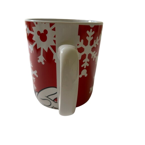 Disney Mickey And Minnie Mouse Christmas Large 24 oz. Ceramic Jumbo Mugs - Picture 4 of 16